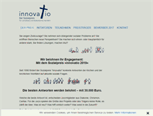 Tablet Screenshot of innovatio-sozialpreis.de